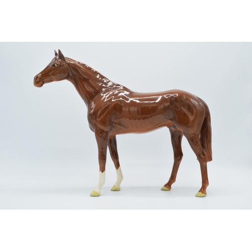 75 - Beswick Chestnut Racehorse 1564.