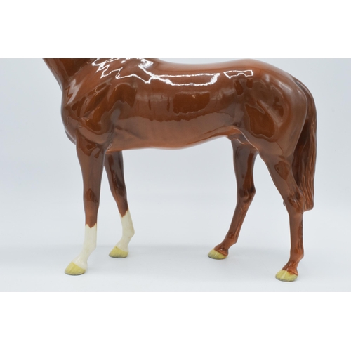 75 - Beswick Chestnut Racehorse 1564.