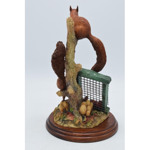 80A - Border Fine Arts Autumn Reds, signed Ayres, 24cm tall.