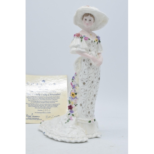 103 - Coalport Limited Edition Figure 'The Lovely Lady Christabel' from the Basia Zarzycka Collection with... 