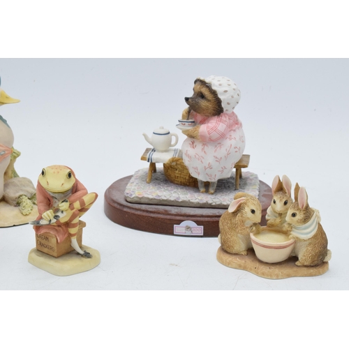 11 - Border Fine Arts to include Mrs Tiggywinkle, Jemima Puddleduck sets off, Flopsy Mopsy & Cottontail x... 
