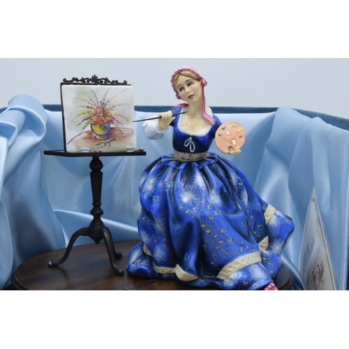 110 - Boxed Royal Doulton 'The Gentle Arts' figurine 'Painting', HN3012, 158/750, with certificate.