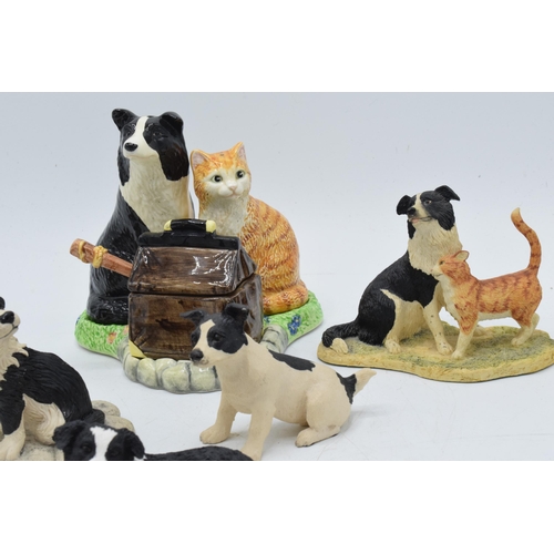 14 - Border Fine Arts to include Country Kitchen cruet set, Gyp JH15, Walkies, Jack Russell Terrier and 2... 