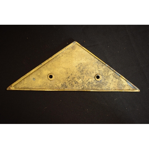 468 - English replica railway plate casting - Nasmyth Wilson & Co Manchester, 35x13cm.