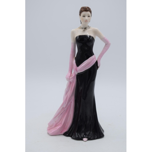 96 - Coalport limited edition lady figure Black Velvet CW679.