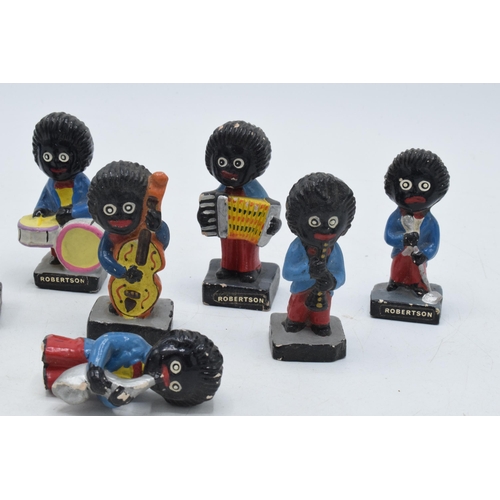 A collection of Robertsons advertising band figures to include a