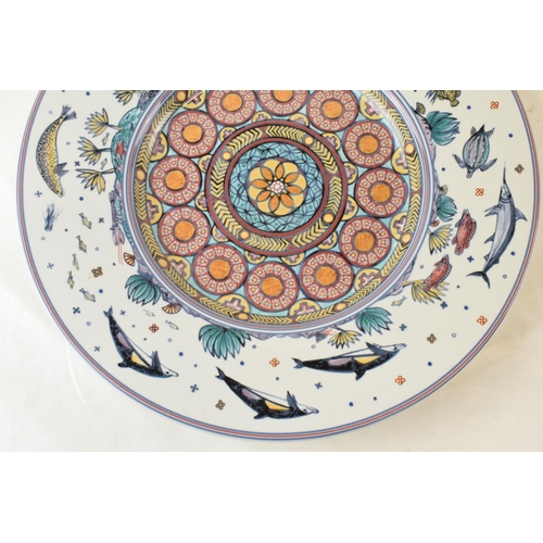 155 - Spode Russell Coates Natural World large charger, 39cm diameter, limited edition.