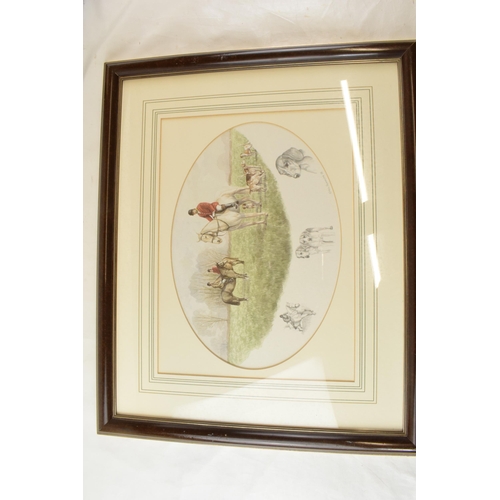 456 - A Pair of Nigel Hemming hunting interest signed proof colour prints in original frames. 1986. 62cm x... 