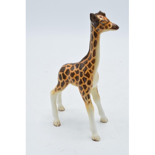 63 - A Beswick Giraffe marked Beswick England. Height 18cm.