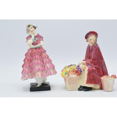 131 - A trio of Royal Doulton figures to include Maisie HN1619, Bonnie Lassie and The Little Bridesmaid HN... 