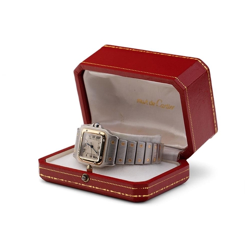 479 - Boxed Cartier 29mm 18ct gold and stainless steel wristwatch, in full working order, in original box,... 