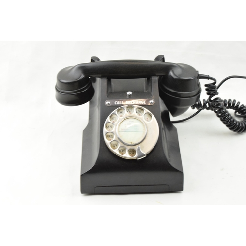 261 - Vintage Bakelite telephone, converted to electric.