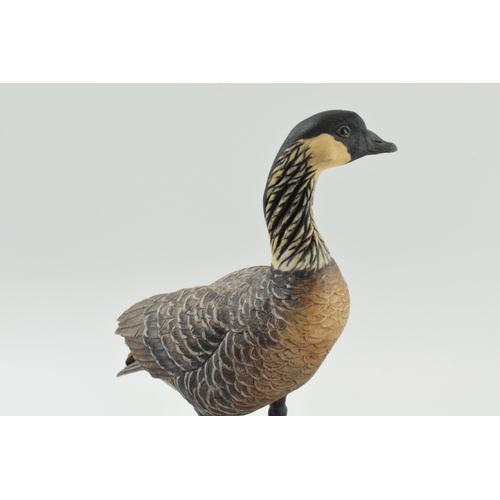 103 - Border Fine Arts limited edition figure 'Hawaiian Goose and Goslings', missing one gosling, 27cm lon... 