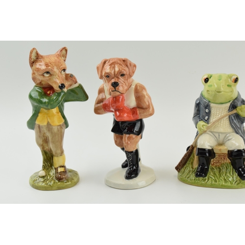 117 - Beswick Sporting Characters to include A Round with Foxy, Fly Fishing, Sloping Off and others (5 wit... 