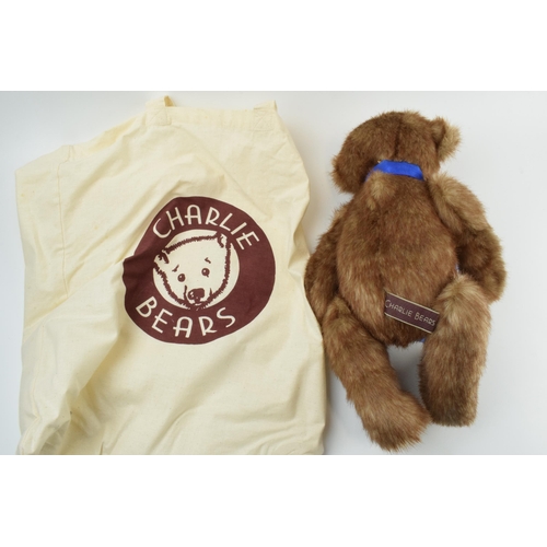 165 - Charlie Bears 'Johnny', with cloth bag, labels present.