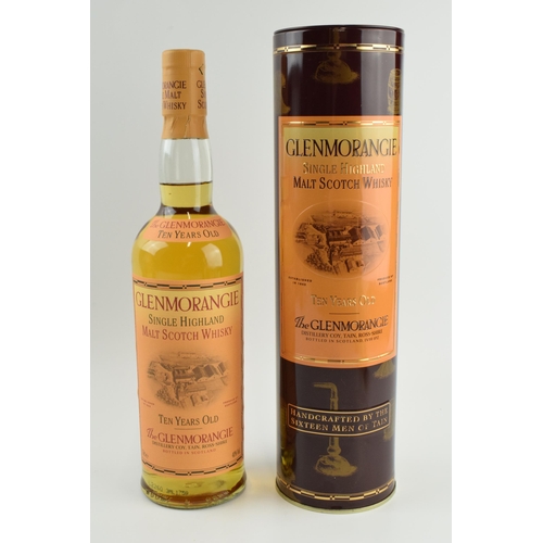 273 - 10 Year Old Glenmorangie Single Highland Malt Scotch Whisky, in metal tube, sealed, 70cl.