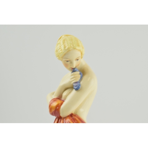 58 - Royal Worcester figurine 'Joy', early 20th century, 25cm tall (hairline crack).