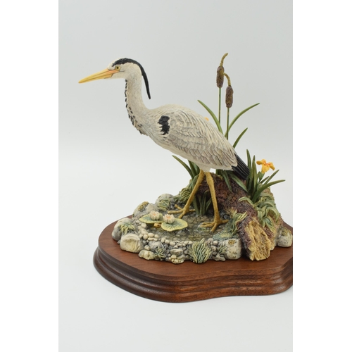 95 - Border Fine Arts figures to include Heron 'Patience', L123 by David Walton, limited edition, with 'F... 