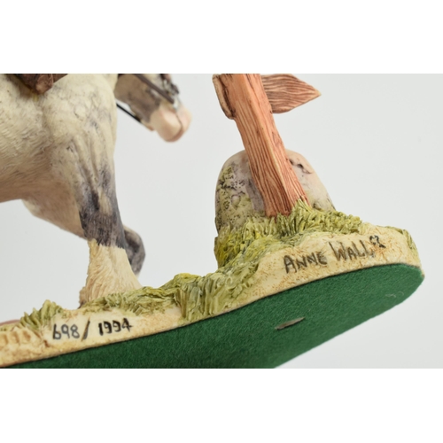 98 - Border Fine Arts figure 'Off To The Fair' EG6, limited edition, on wooden base, 24cm long.