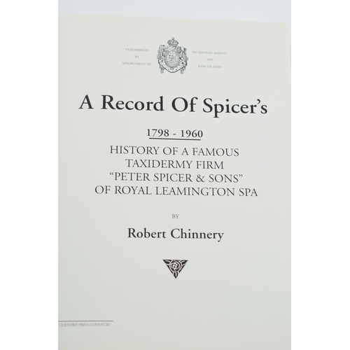 186 - Chinnery book 'A Record of Spicers', 2001 1st edition, number 93 of 250.