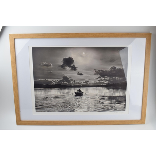 194 - George Kavanagh Photography: a photographic print “Birgham Dub, The Tweed“, signed and framed well m... 