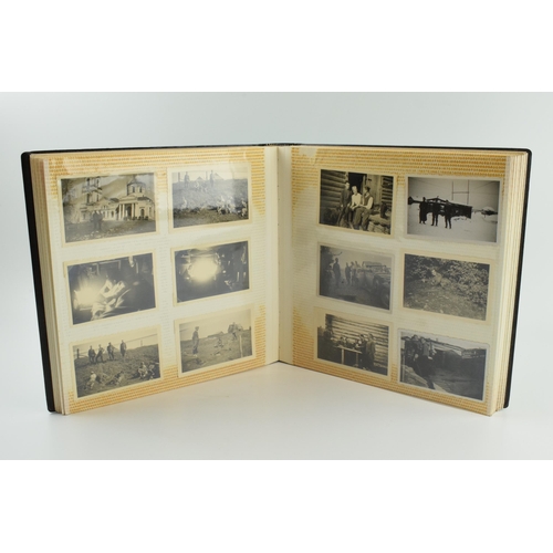 450 - Album of WWII German mainly military photographs.  This appears to be the album / collection of one ... 