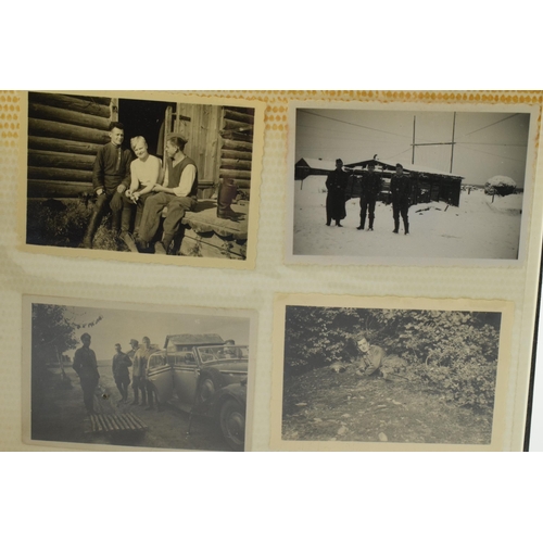 450 - Album of WWII German mainly military photographs.  This appears to be the album / collection of one ... 