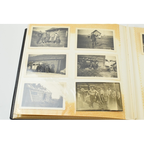 450 - Album of WWII German mainly military photographs.  This appears to be the album / collection of one ... 