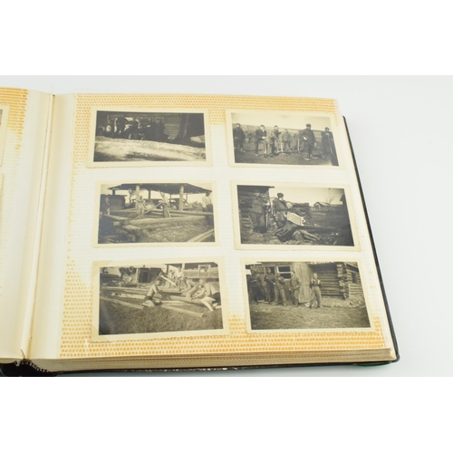 450 - Album of WWII German mainly military photographs.  This appears to be the album / collection of one ... 