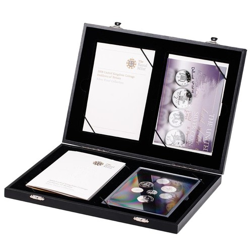 280 - Boxed The Royal Mint 2008 United Kingdom Coinage Emblems of Britain Silver Proof Collection with COA... 