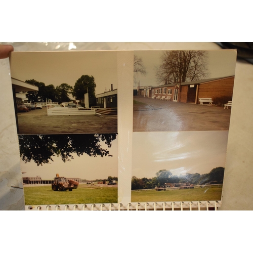 342 - Local Interest / Uttoxeter: a part photo album with a collection of colour photographs of Uttoxeter ... 