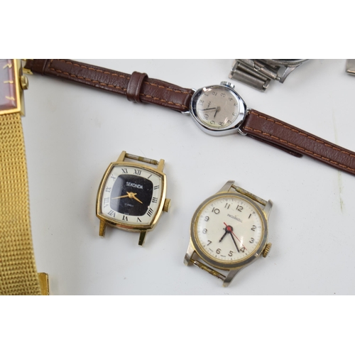 256A - Mixed watches to include a Rotary, 1950s Odeal, Ingersol, Sekonda and others (Qty).