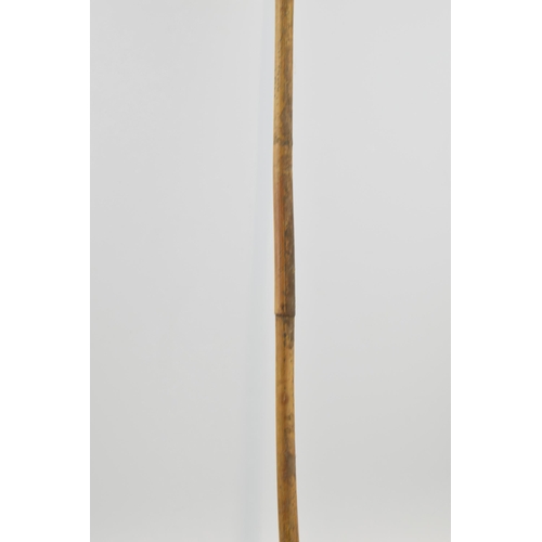 260 - Vintage mid 20th century bamboo headmaster's school cane,  89cm long.