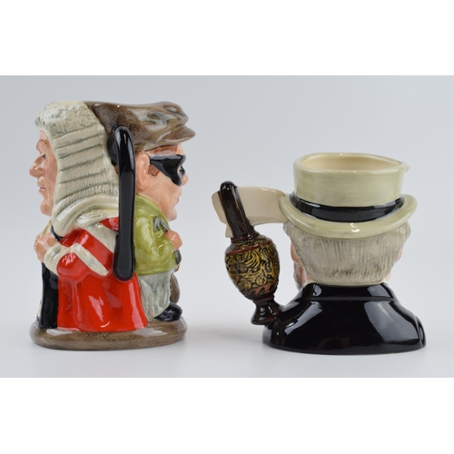 106 - Boxed Royal Doulton Judge and Thief Toby jug with a boxed Sir Henry Doulton character jug (2).