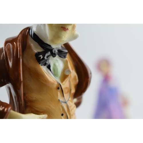 109 - Royal Doulton figures to include Micawber HN557 and The Little Mistress HN1449 (2) (both damaged).