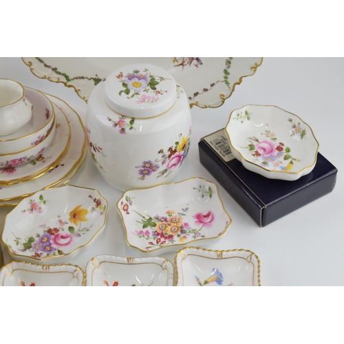 161 - A collection of Royal Crown Derby items in the 'Derby Posies' pattern to include dishes, vases, jugs... 