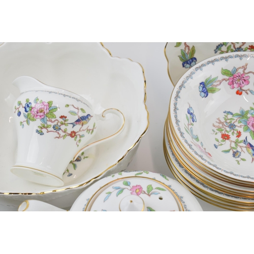 164 - Aynsley Pembroke tea and dinner ware to include a large table bowl, 11 cups, a teapot, vases, cruets... 