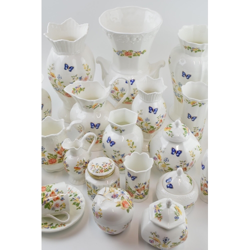 165 - Aynsley Cottage Garden items to include trinkets, vases, jugs and others (25+ pieces).