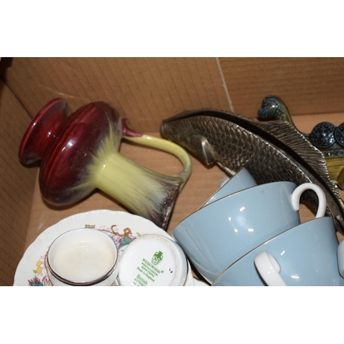 185 - Mixed items to include metalware, Wade, Doulton Rose Elegans tea ware, Wedgwood and others (Qty).