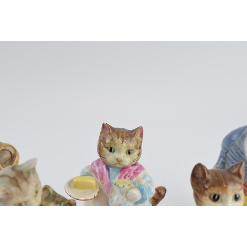 68 - Beswick Beatrix Potter figures to include Tabitha Twitchit and Miss Moppet, Tom Kitten, Tommy Brock,... 