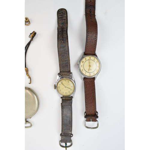 221 - A mixed collection of vintage watches including manufacturers Kelton, Smiths, Nisus, Roamer and Exca... 