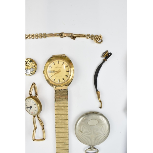 221 - A mixed collection of vintage watches including manufacturers Kelton, Smiths, Nisus, Roamer and Exca... 