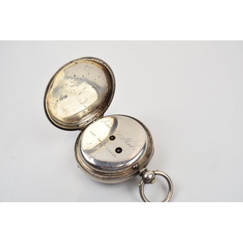 223 - Silver gentleman's pocket watch by Kendal and Dent of London a/f. Marked .935. Case diameter 56mm.