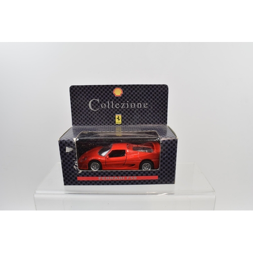 291 - A complete set of Shell Collezione Ferrari die-cast collectable model cars. c2000s. (8)