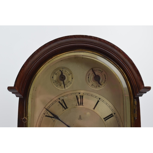 449 - Late 19th / early 20th century mahogany cased mantle clock, by Gustav Becker, with domed top and Rom... 