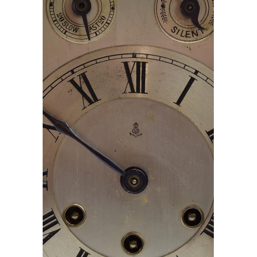 449 - Late 19th / early 20th century mahogany cased mantle clock, by Gustav Becker, with domed top and Rom... 