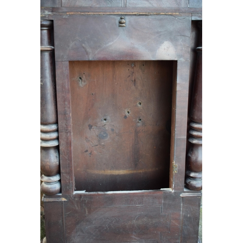 451 - Local Interest: Heitzman of Cheadle 19th century mahogany longcase clock, 235cm tall, requires atten... 