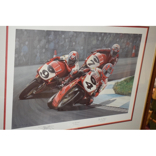 452 - Ray Goldsbrough: a pair of limited edition prints to include 'The Three Dukes' and 'The One and Only... 