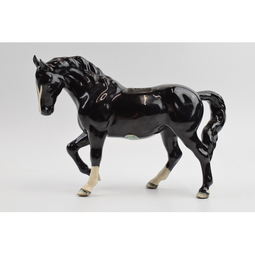 56 - Beswick Stocky Jogging Mare in black, BCC model 2005.