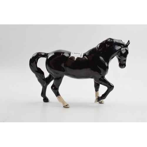 56 - Beswick Stocky Jogging Mare in black, BCC model 2005.